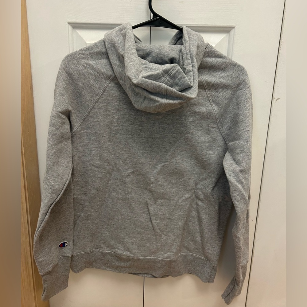 Light Gray Champion Hoodie, Size XS - Picture 2 of 3